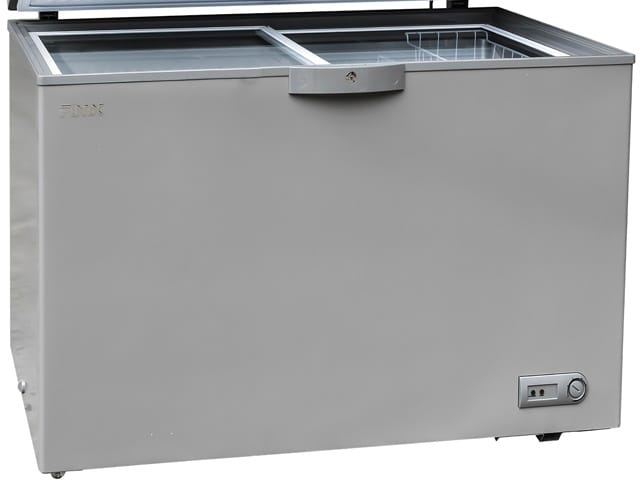 CONGELATEUR HORIZONTAL COFFRE 500L FINIX BD(W)-500 GRIS 130X67X83