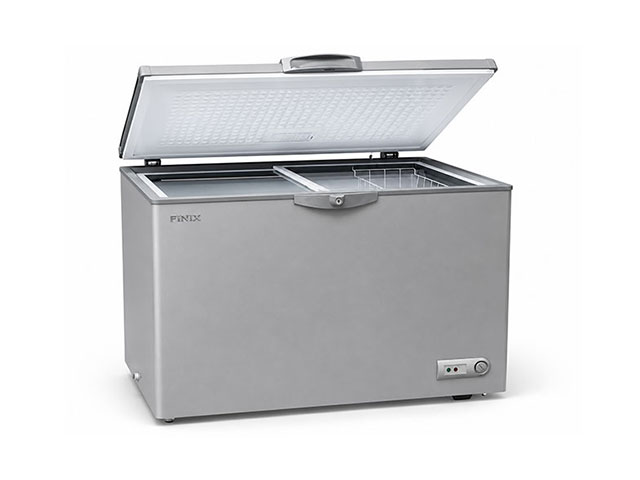 CONGELATEUR HORIZONTAL COFFRE 300L FINIX BD(W)-300 VITR GRIS 98X56X82
