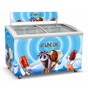 CONGELATEUR HORIZONTAL VITRINE 500L FINIX SC/SD(W)-396 1234X65