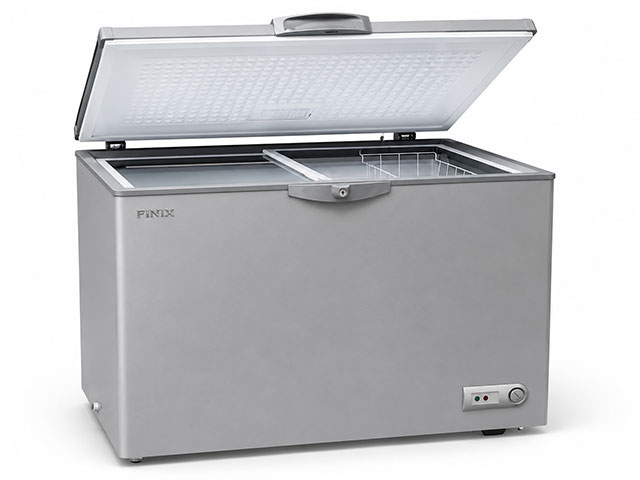 CONGELATEUR HORIZONTAL COFFRE 500L FINIX BD(W)-500 GRIS 130X67X83